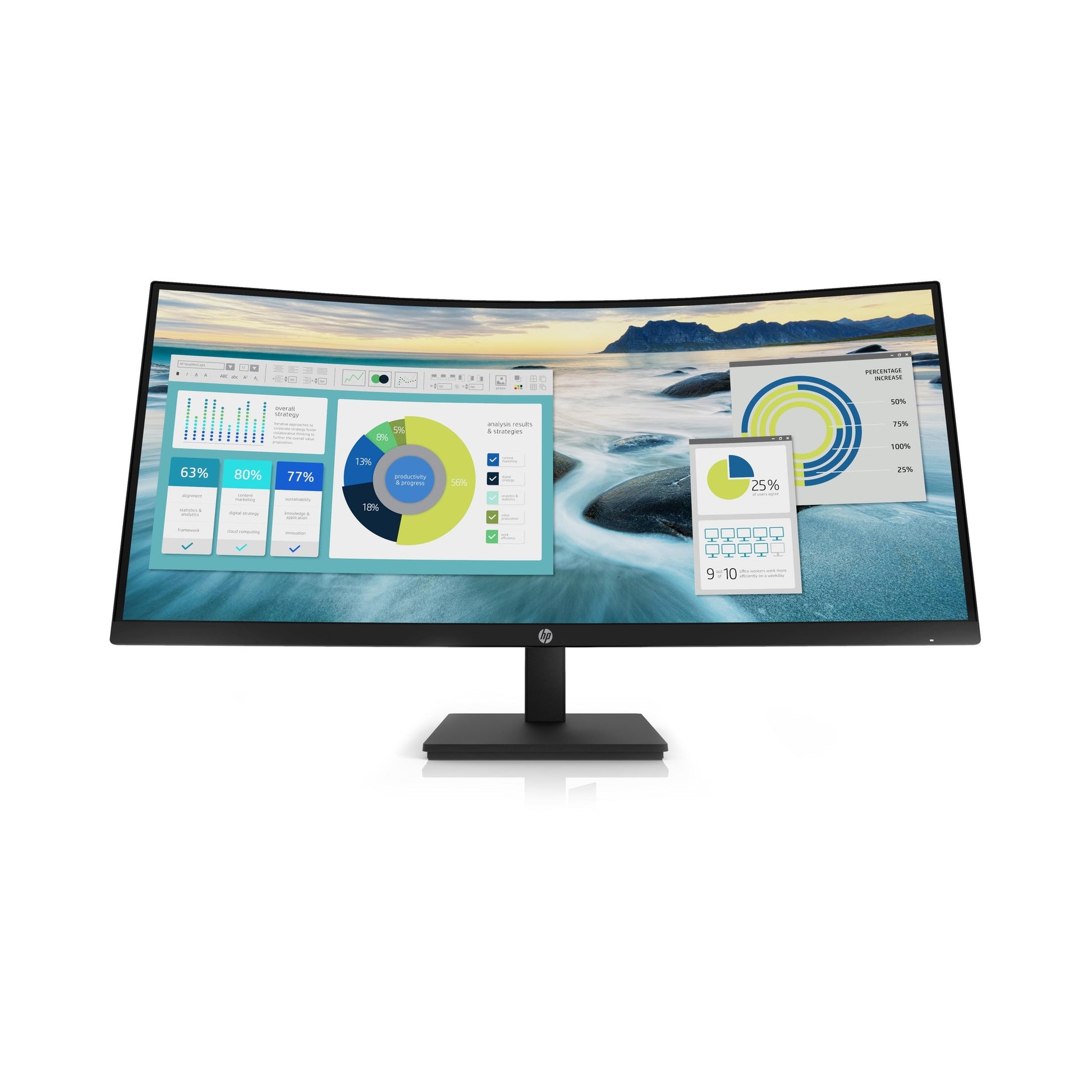 HP P34hc 34 21:9 Curved LED VA