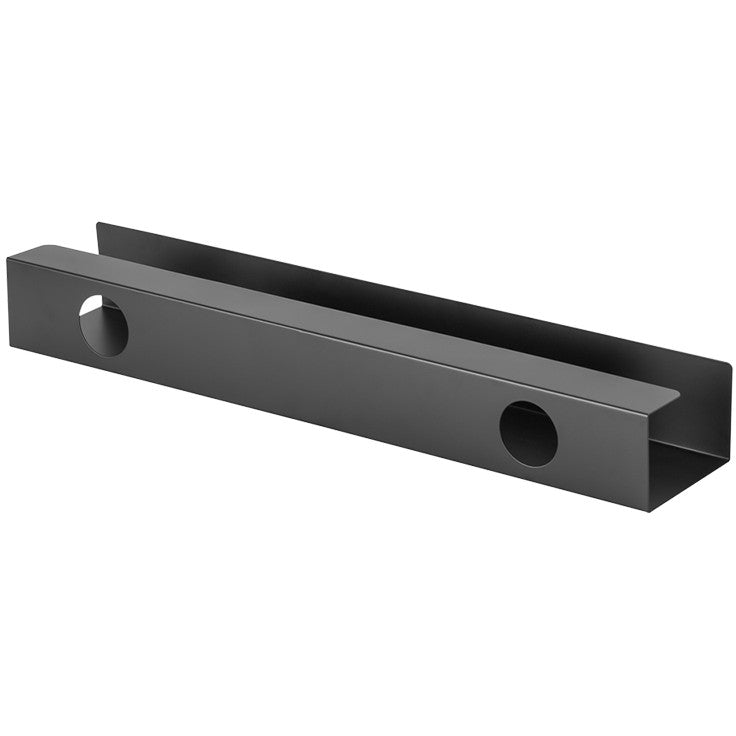LogiLink Management Führungstablett zur Untertischmontage 600 x 76 x 114mm Schwarz