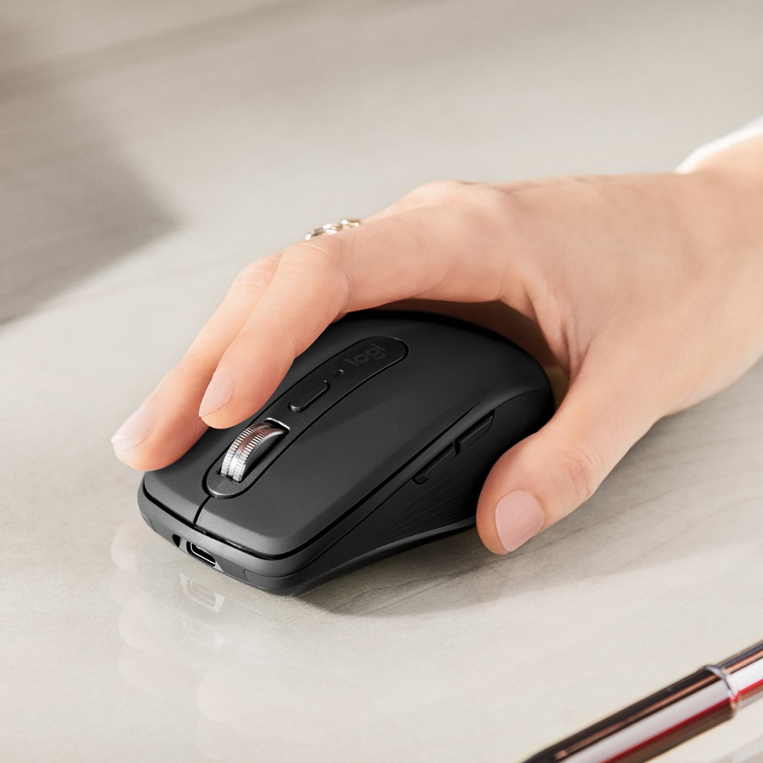 Logitech MX Anywhere 3 Kabelos + Bluetooth 4000DPI graphit