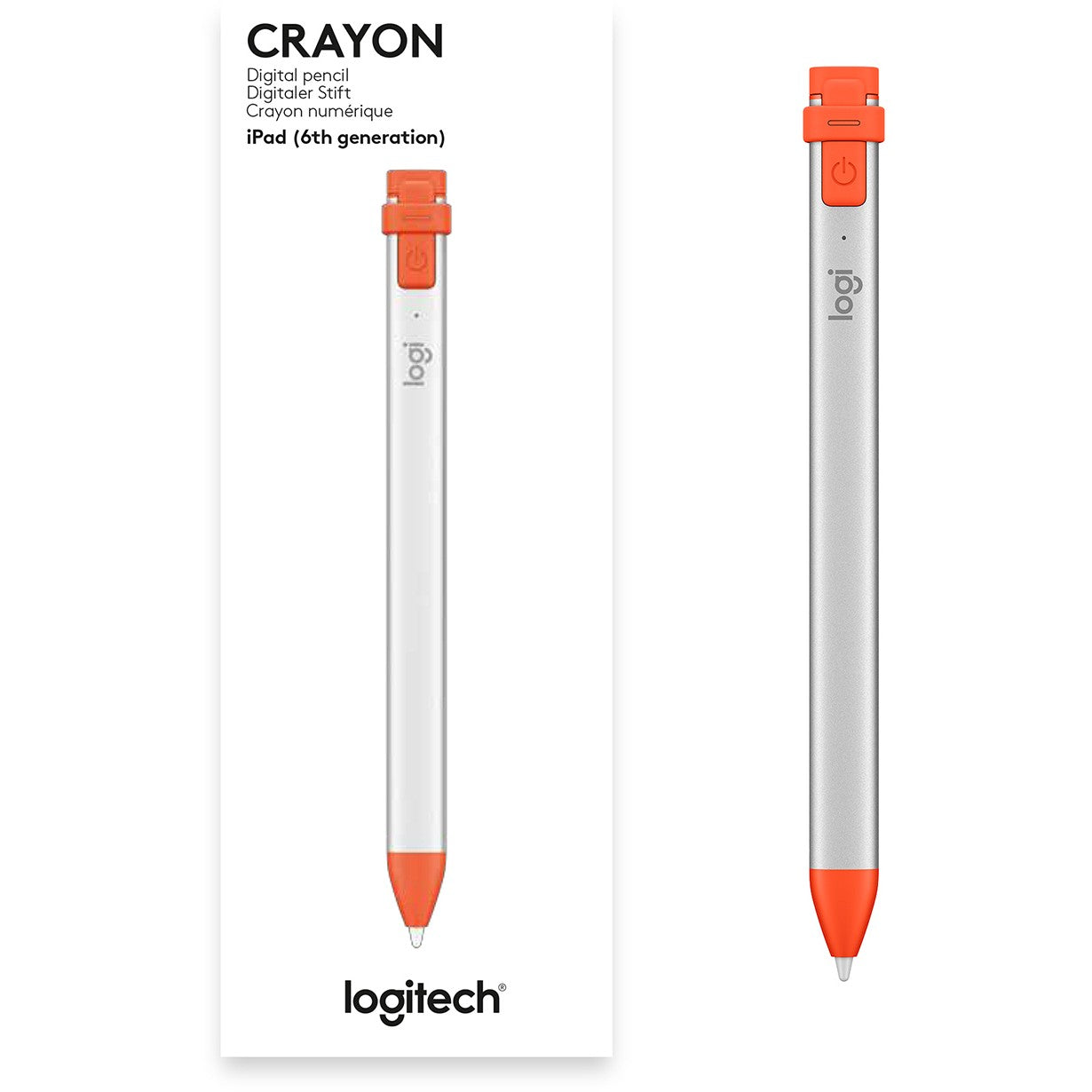 Logitech Digital pen Crayon Orange/Silver