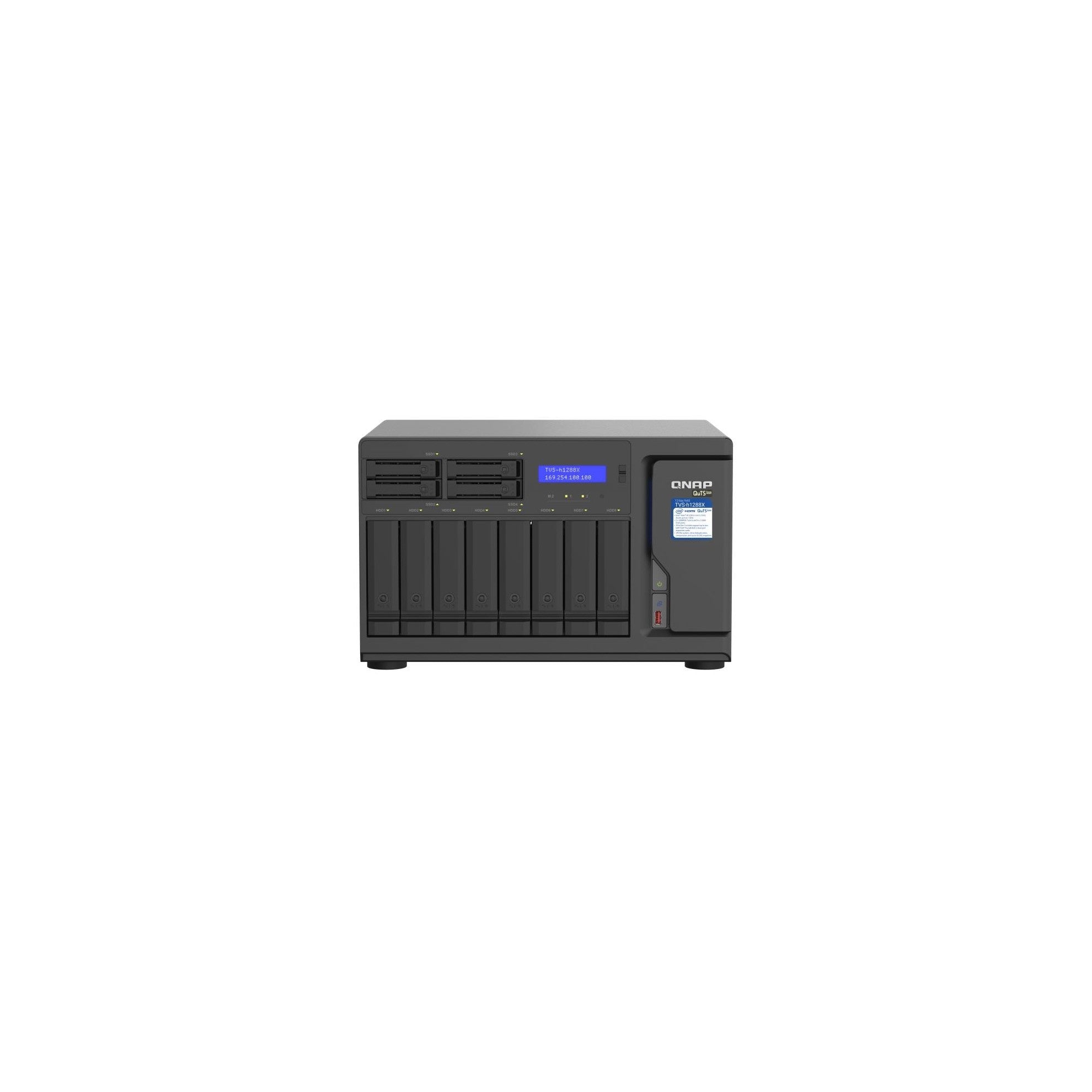 QNAP NAS TVS-h1288X-W1250-16G, 12-bay