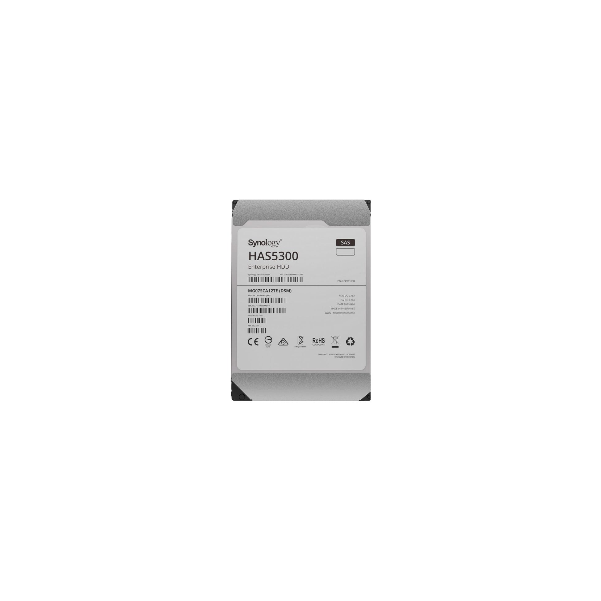 Synology HDD HAS5300-8T 3.5 SAS 8TB