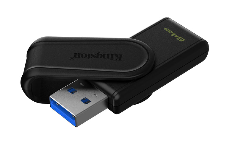 Kingston Technology DataTraveler 64GB Portable USB 3.2 Gen 1 Exodia S (Schwarz/Schwarz)