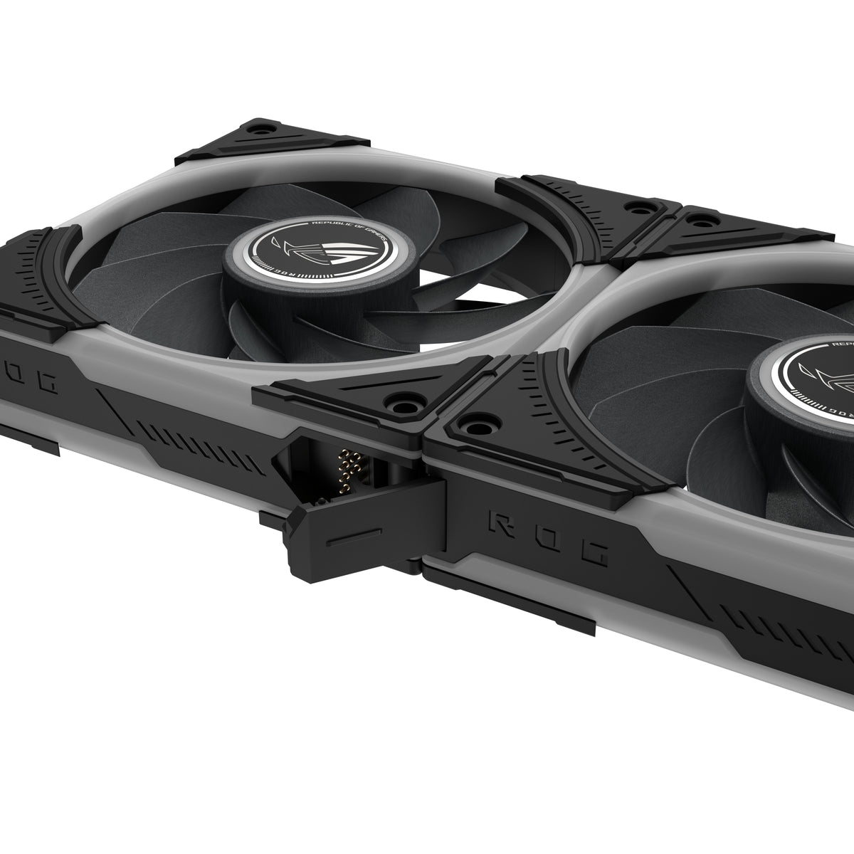 ASUS ROG Eurux GR120 ARGB Reverse Fan - Triple Pack Computergehäuse Ventilator 12 cm Schwarz, Weiß 3 Stück(e)