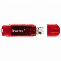 Intenso Rainbow Line USB-Stick 128 GB USB Typ-A 2.0 Rot, Transparent