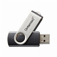 Intenso Basic Line USB-Stick 64 GB USB Typ-A 2.0 Schwarz, Silber
