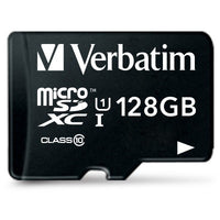 CARD 128GB Verbatim Pemium MicroXC 90MB/s +Adapter