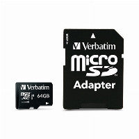 Verbatim CARD 64GB Pro MicroXC 90MB/s +Adapter