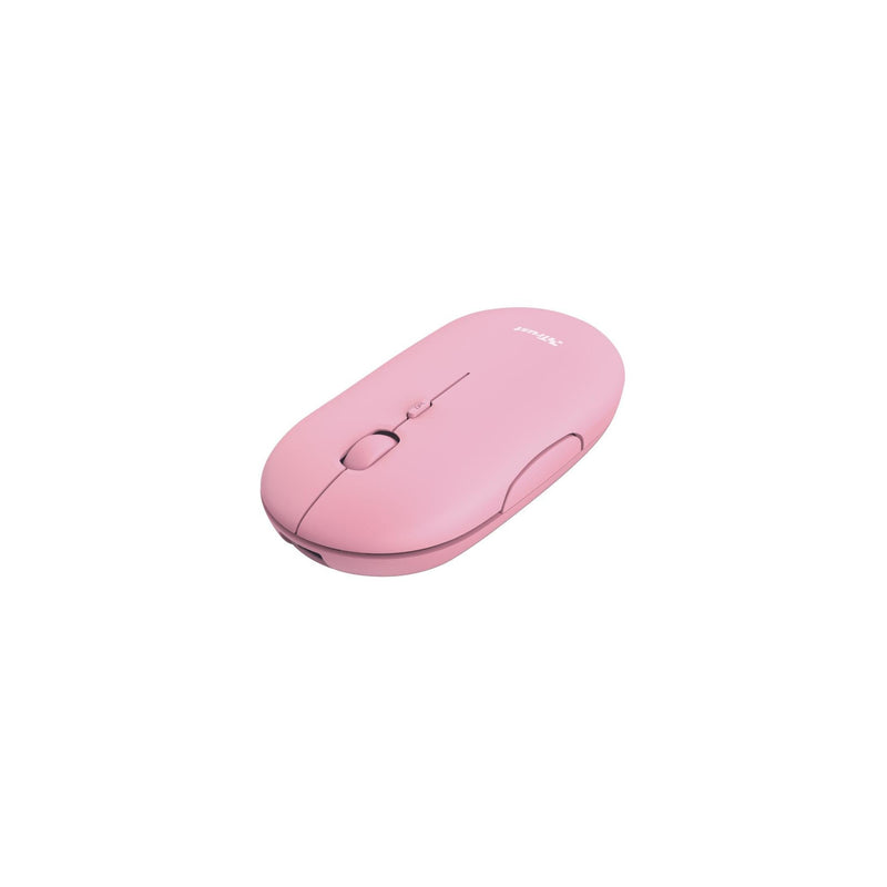 Trust Maus Puck wiederaufladbar pink