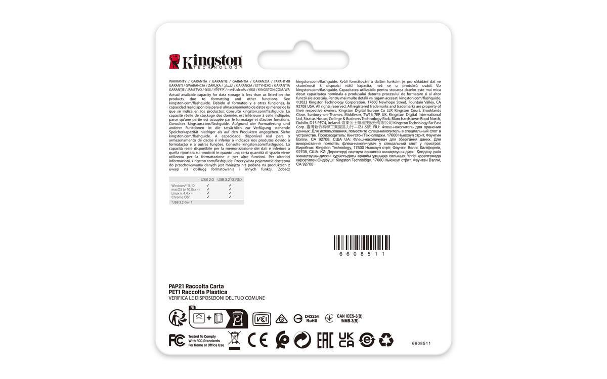 Kingston Technology DataTraveler 512GB 220MB/s Metall-USB-Stick 3.2 Gen 1 SE9 G3