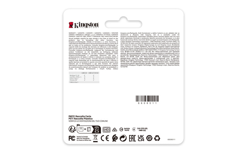 Kingston Technology DataTraveler 256GB 220MB/s Metall-USB-Stick 3.2 Gen 1 SE9 G3