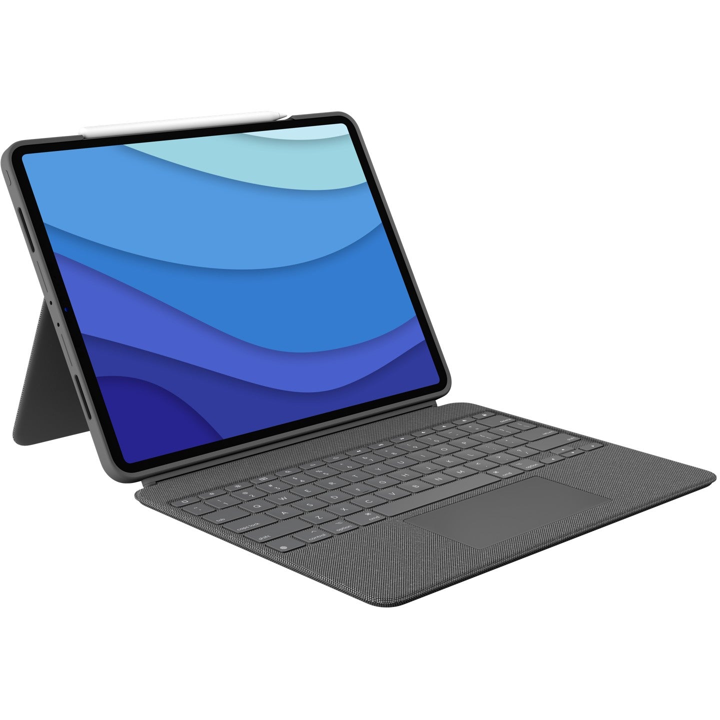 Logitech Combo Touch Tastatur Trackpad Apple iPad 12.9" (5. Gen.) Gray