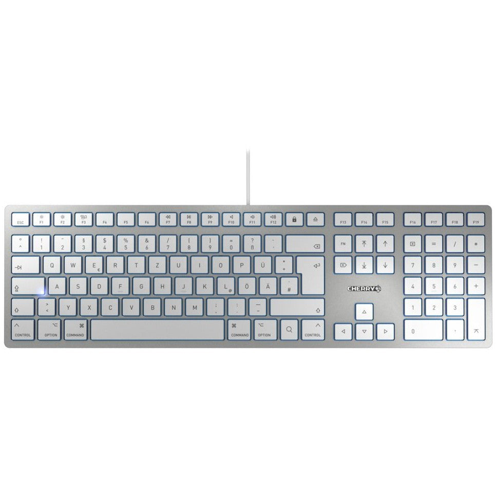 Cherry KC 6000 SLIM FOR MAC USB silber QWERTZ DE