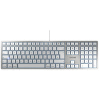 Cherry KC 6000 SLIM FOR MAC USB silber QWERTZ DE