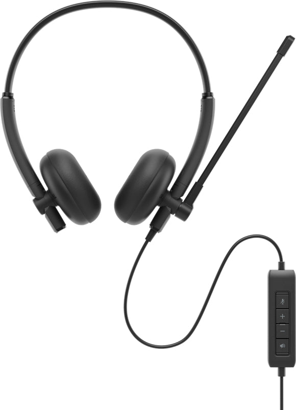 DELL WH125 Kopfhörer Kabelgebunden Kopfband Büro/Callcenter USB Typ-A Schwarz