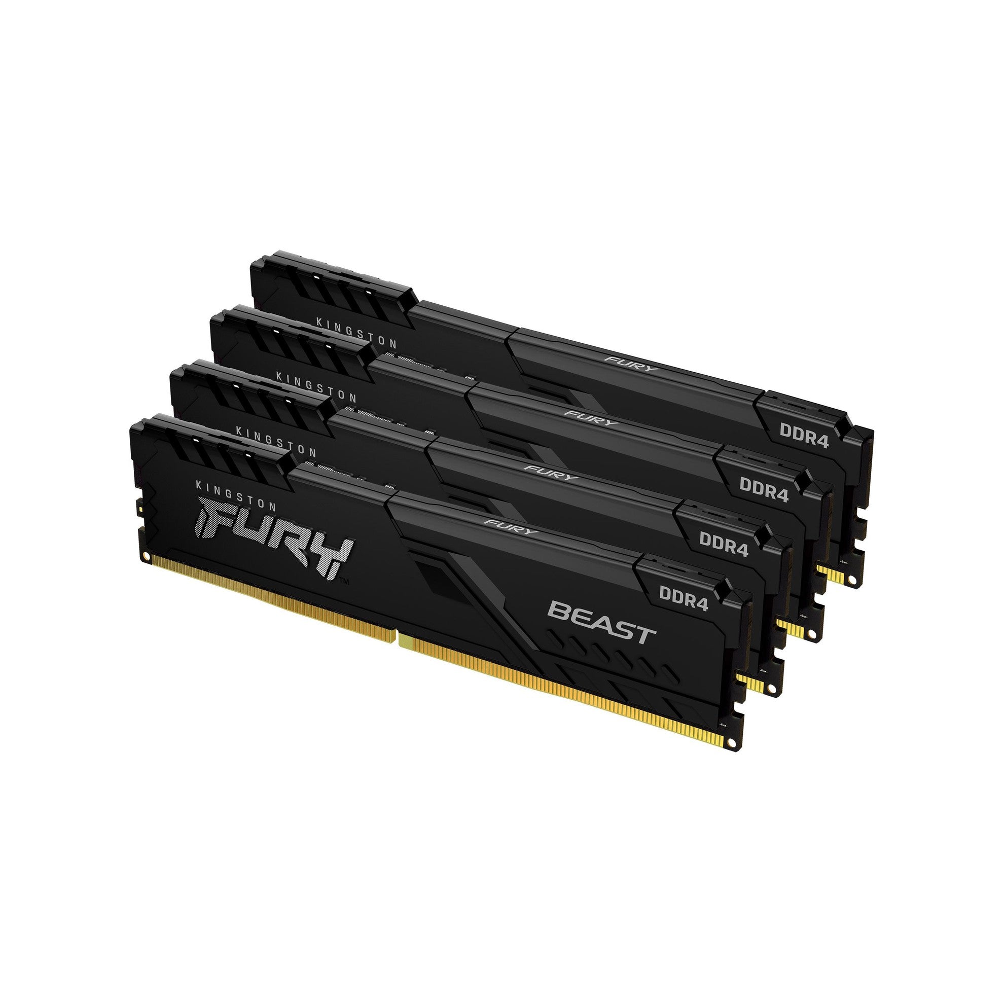 FURY Beast DDR4 64GB 4-Kit 3600MT/s Black