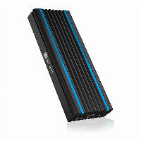 ICY BOX Externes USB-C 3.2 Gehäuse für M.2 NVMe SSD mit LED-Beleuchtung