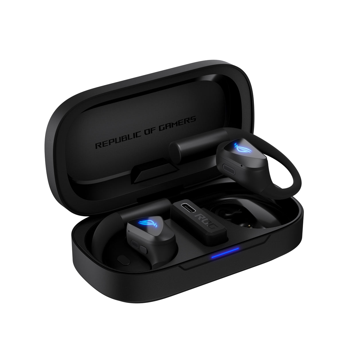 ASUS ROG Cetra Open Wireless Kopfhörer True Wireless Stereo (TWS) Ohrbügel Gaming Bluetooth Schwarz