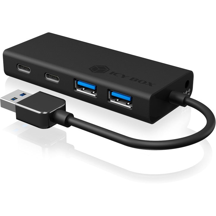 ICY BOX IB-HUB1426-U3 USB 3.0 HUB 4-Port 2xUSB-C| 2xUSB 3.0