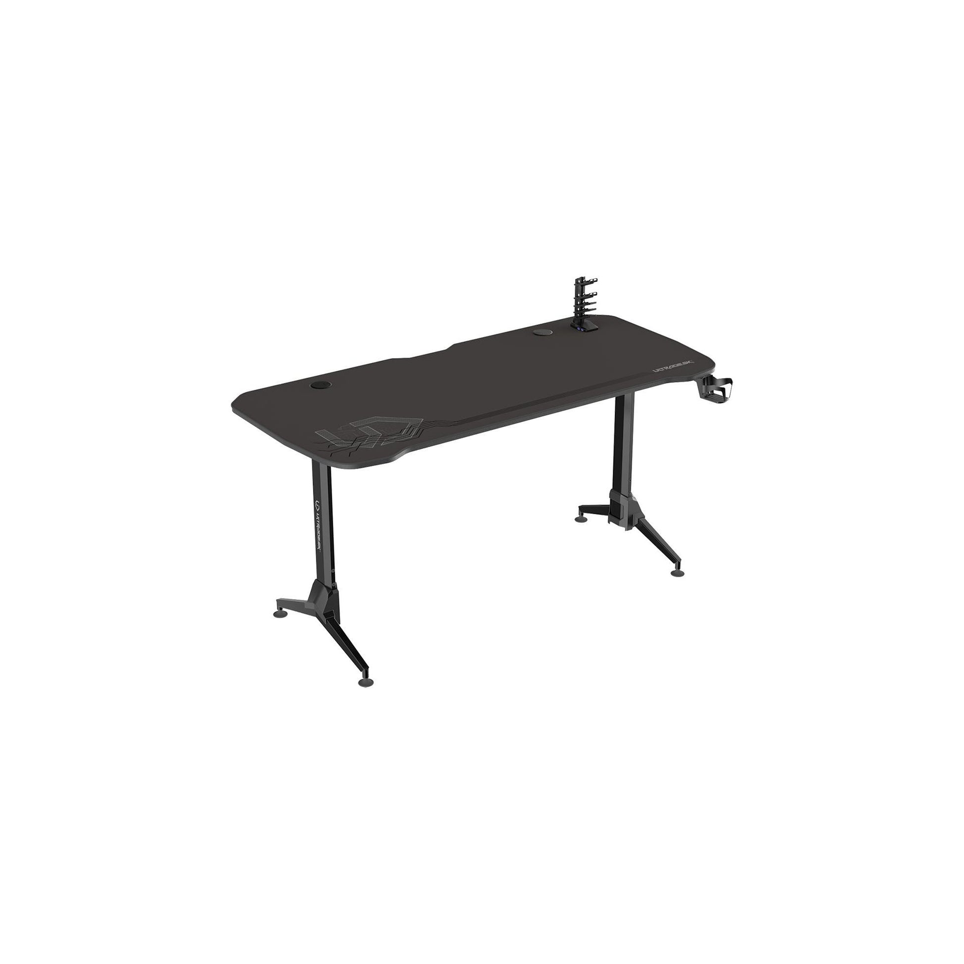 Ultradesk Grand Schwarz Gaming Table