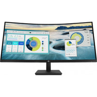 86.36cm/34'' (3440x1440) HP P34hc G4 Curved 21:9 5ms 60Hz HDMI DisplayPort USB-C VESA Speaker WQHD Black