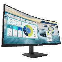 HP 86.36cm/34'' (3440x1440) HP P34hc G4 Curved 21:9 5ms 60Hz HDMI DisplayPort USB-C VESA Speaker WQHD Black – Ansicht 2