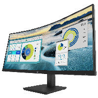 HP 86.36cm/34'' (3440x1440) HP P34hc G4 Curved 21:9 5ms 60Hz HDMI DisplayPort USB-C VESA Speaker WQHD Black – Ansicht 3
