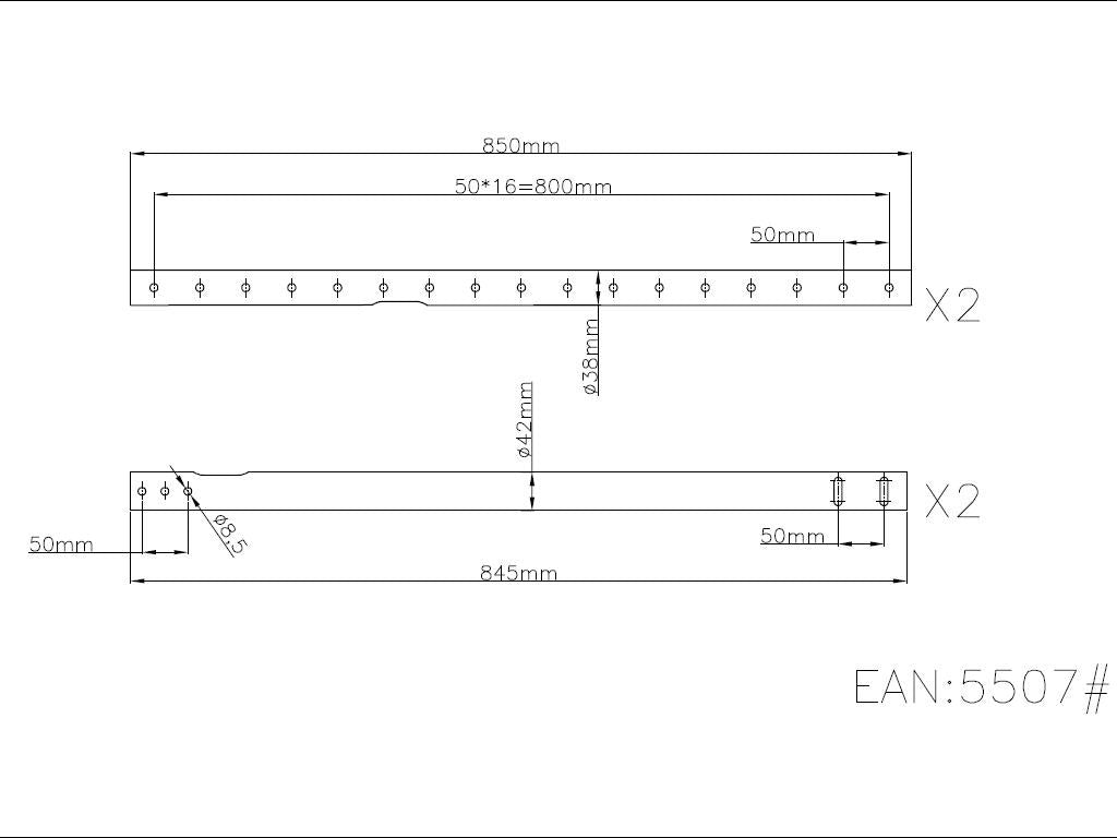 Multibrackets 5507 Zubehör für Monitorhalterung