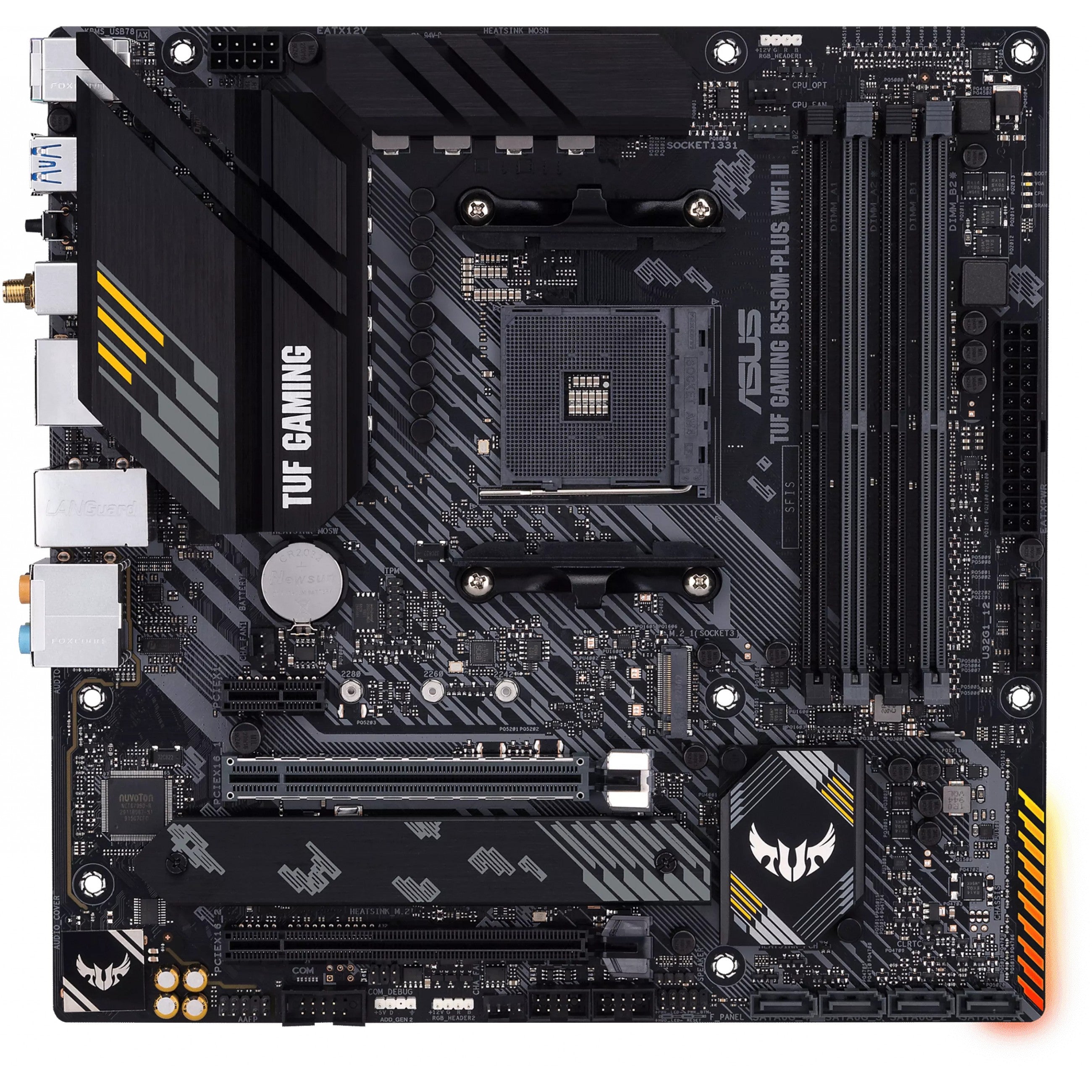 MB ASUS TUF GAMING B550M-PLUS (WI-FI II) (AMD.AM4.DDR4.ATX)