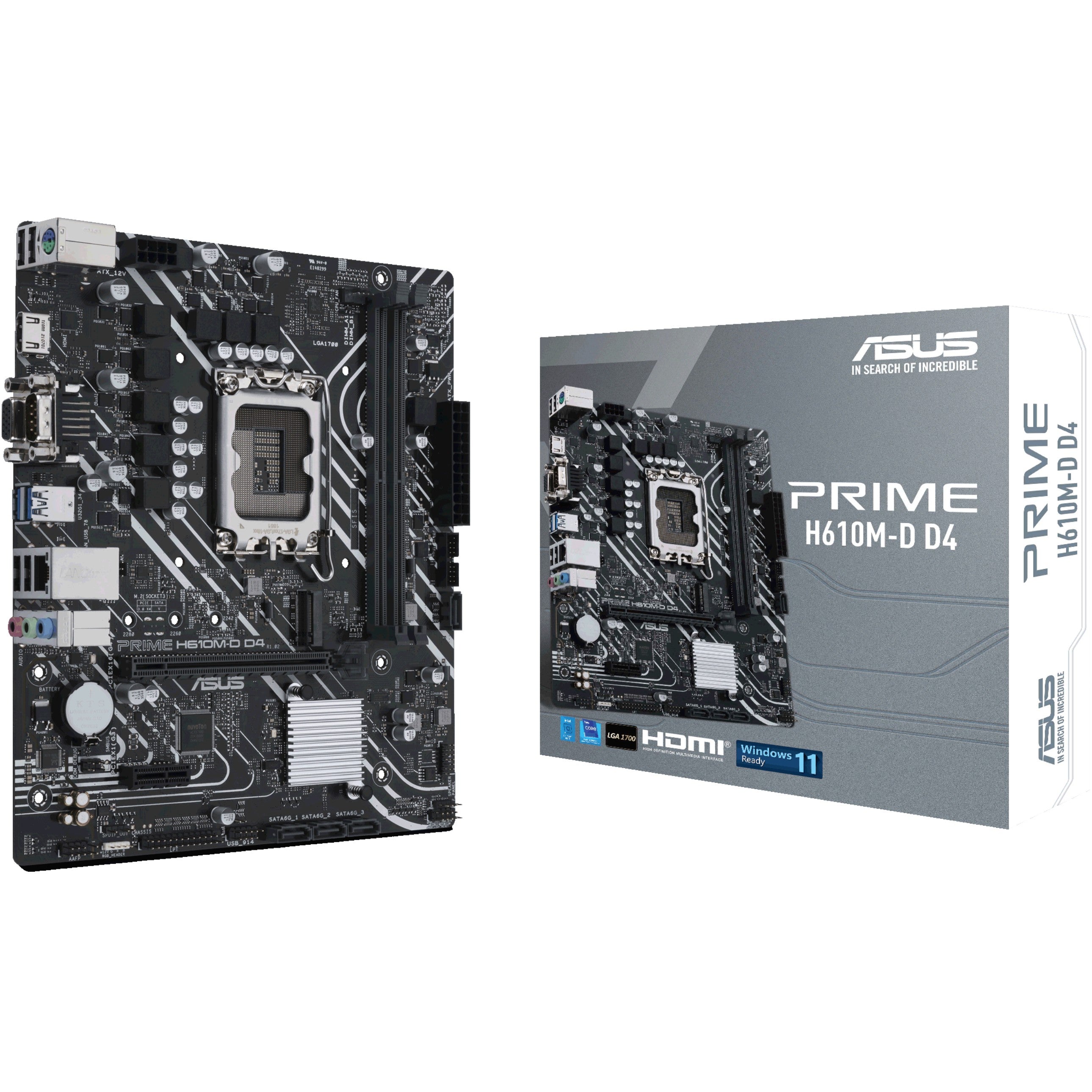1700 ASUS PRIME H610M-D DDR4
