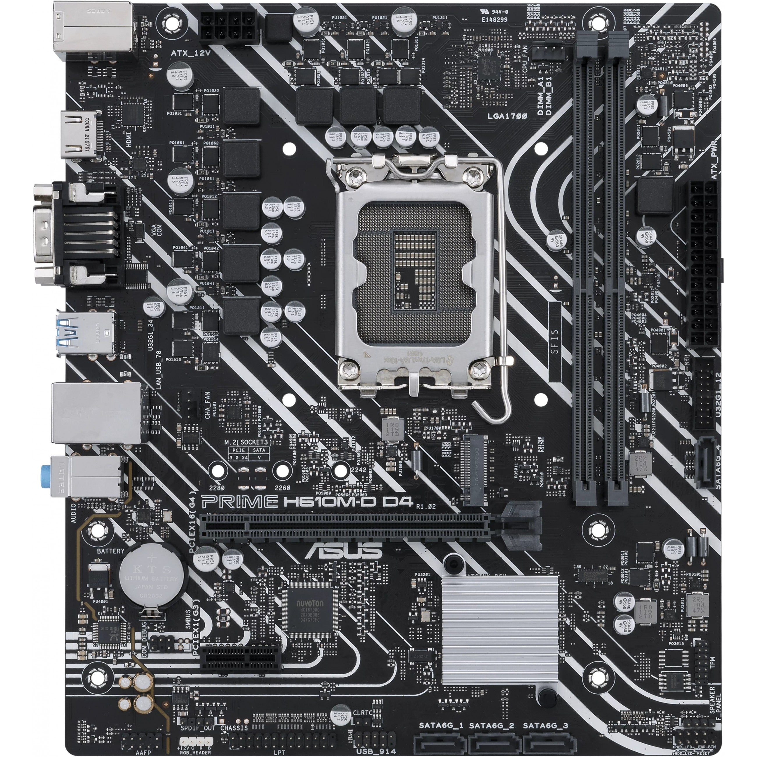 1700 ASUS PRIME H610M-D DDR4