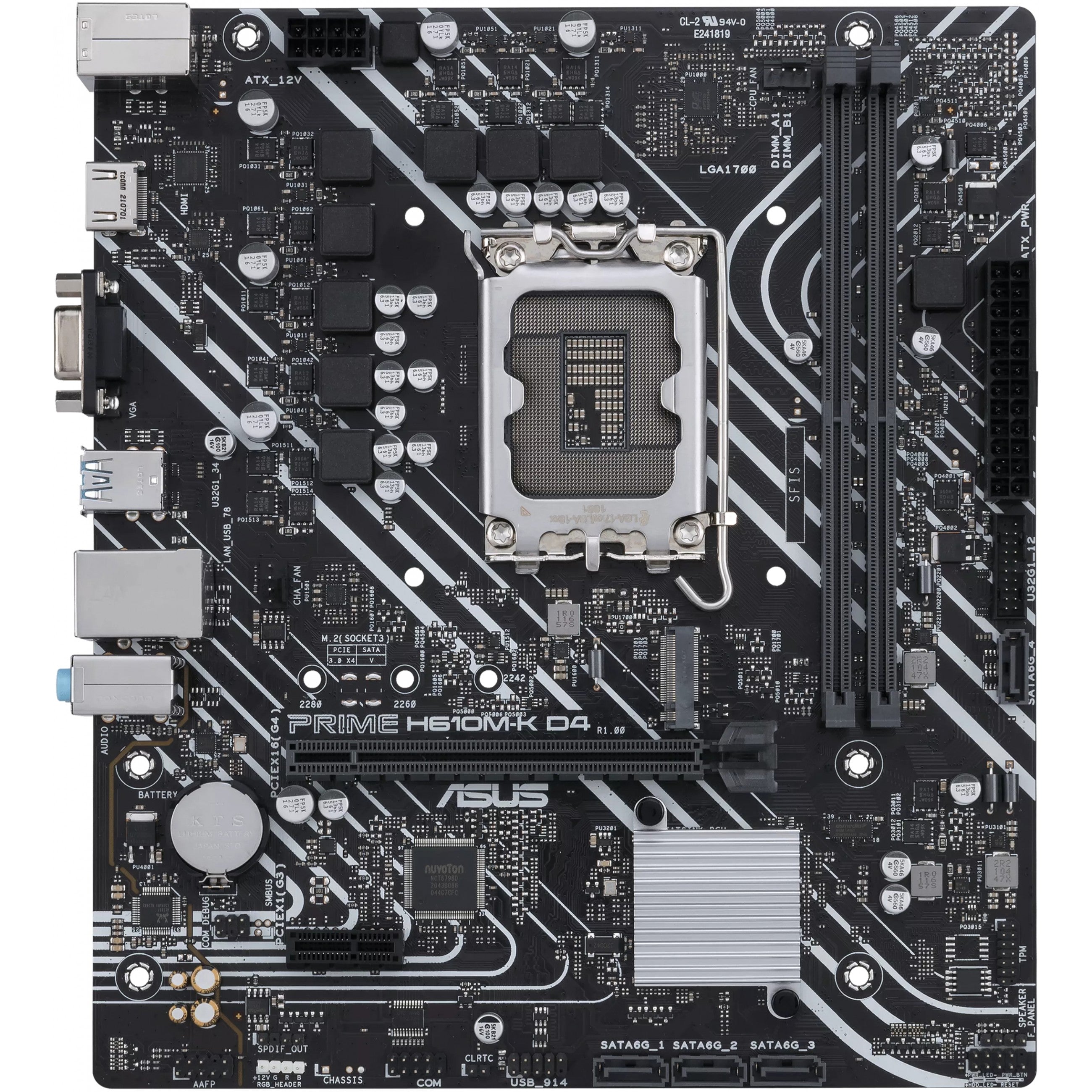 1700 ASUS PRIME H610M-K DDR4