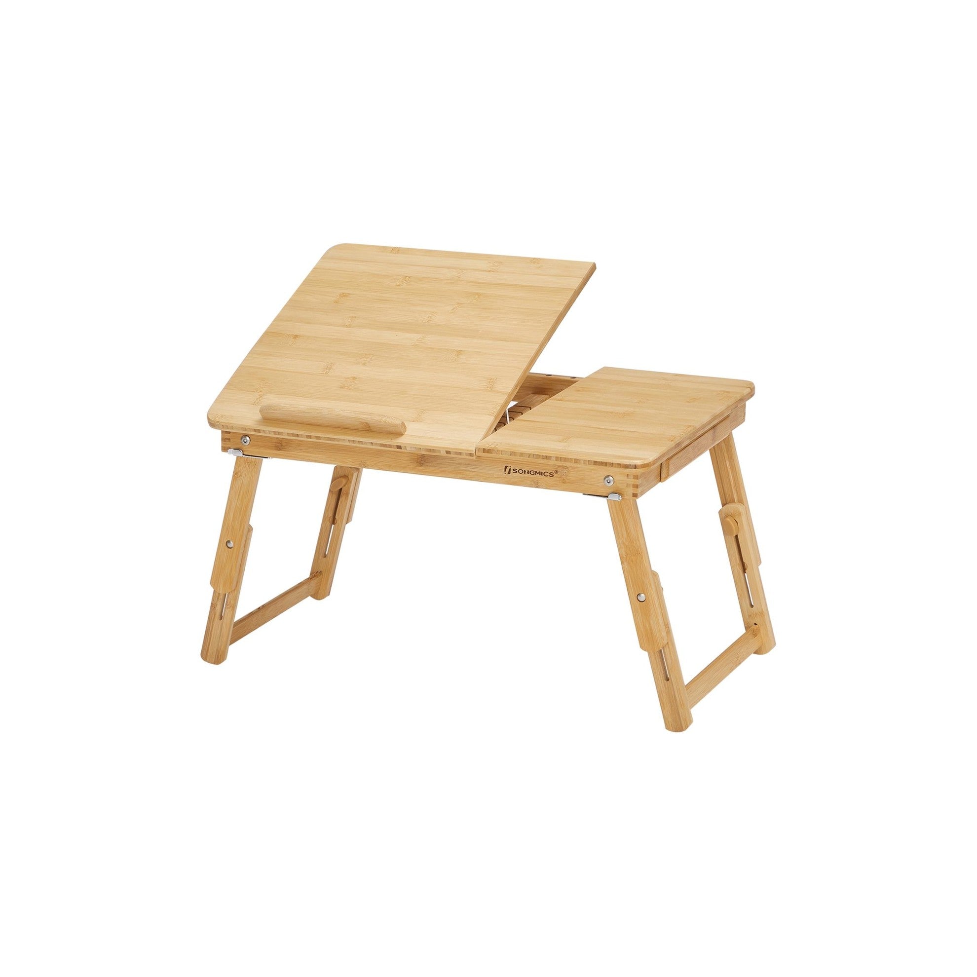 Songmics Laptopständer, Bambus, verstellbar