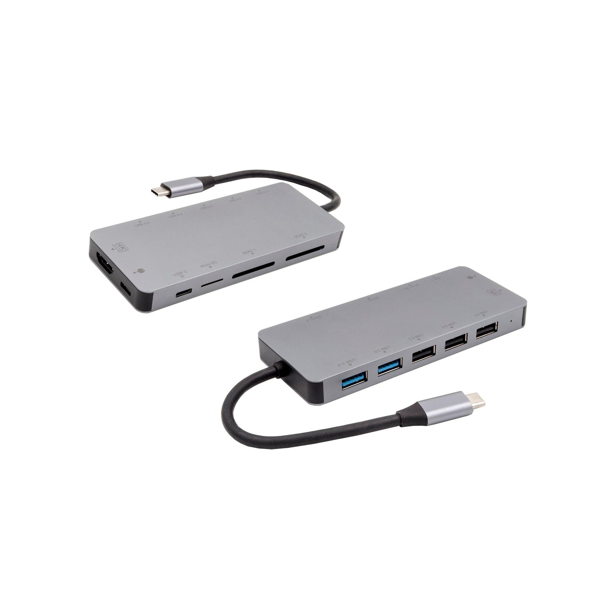 exSys  EX-1221HM, 11 in 1 USB 3.2, Metall,