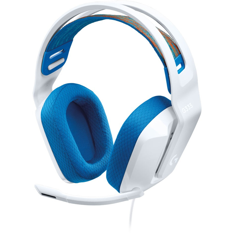 Logitech G G335 Wired Gaming Headset white