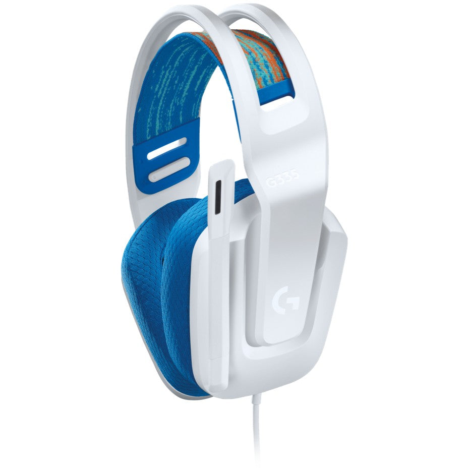 Logitech G G335 Wired Gaming Headset white