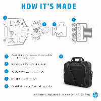 HP HP Renew Business Bag Black bis 39,6cm 15.6" Notebooktasche – Ansicht 2