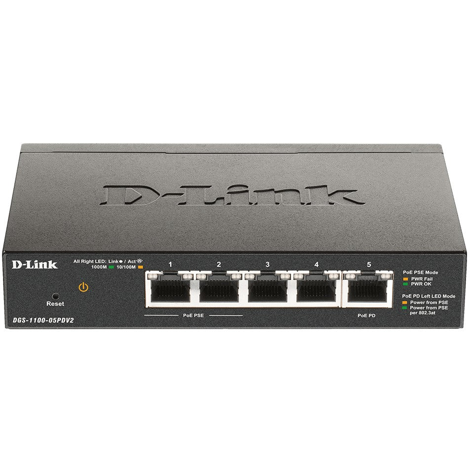 5P D-Link DGS-1100-05PDV2 M PoE
