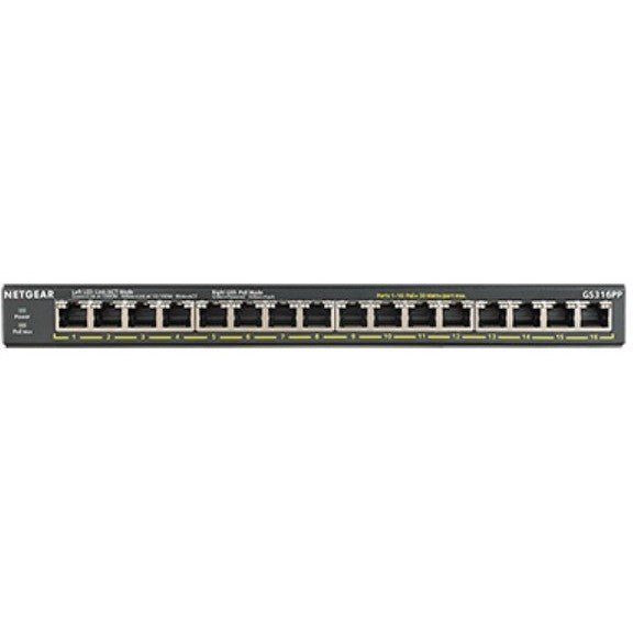 16P Netgear GS316PP RM PoE+