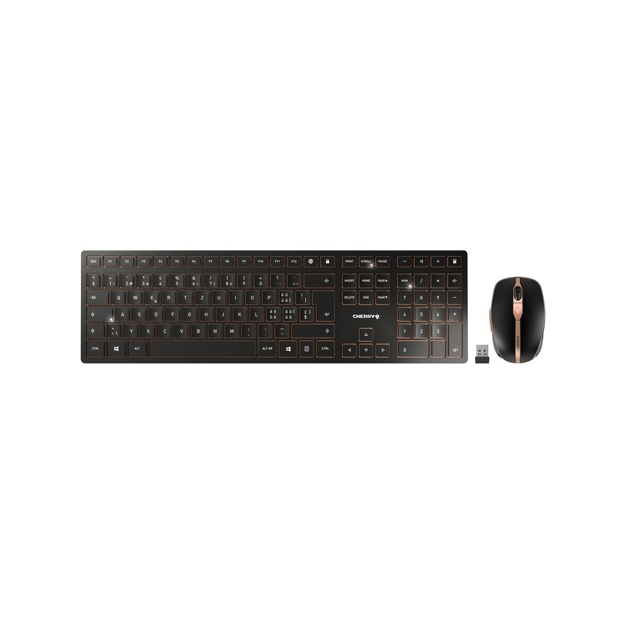 Cherry Desktop DW 9100 Slim black-bronze