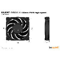 be quiet! 120mm be quiet! SILENT WINGS 4 PWM high-speed – Ansicht 5