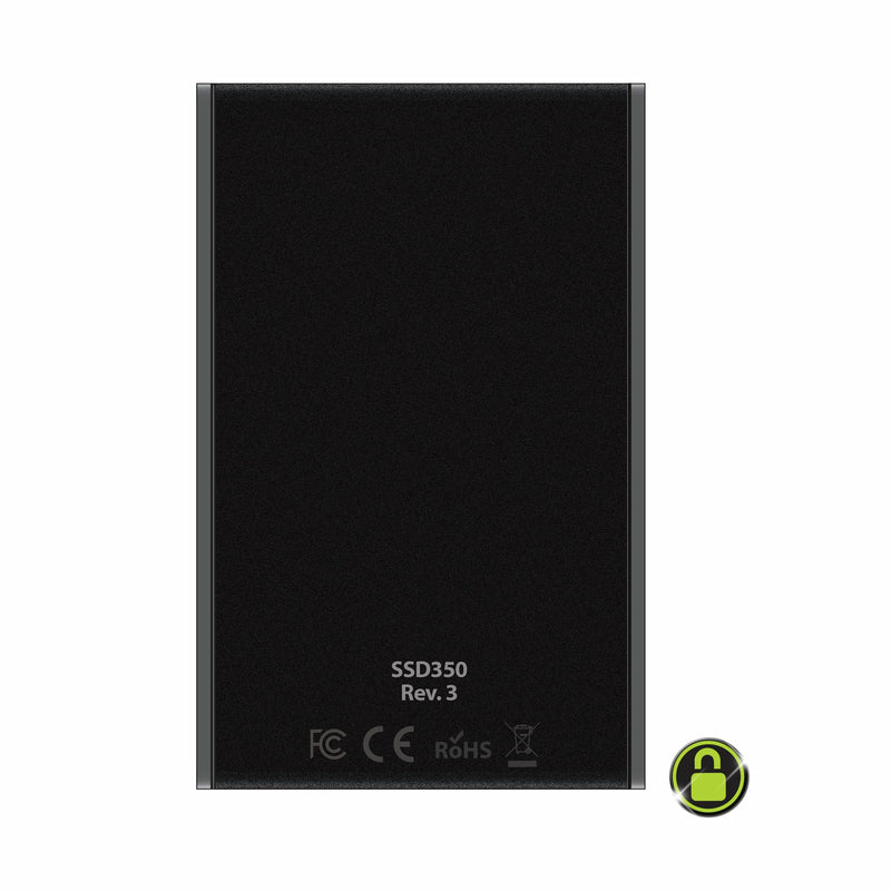 iStorage Kanguru DEFENDER SSD350 2 TB Micro-USB B 3.2 Gen 1 (3.1 Gen 1) Schwarz