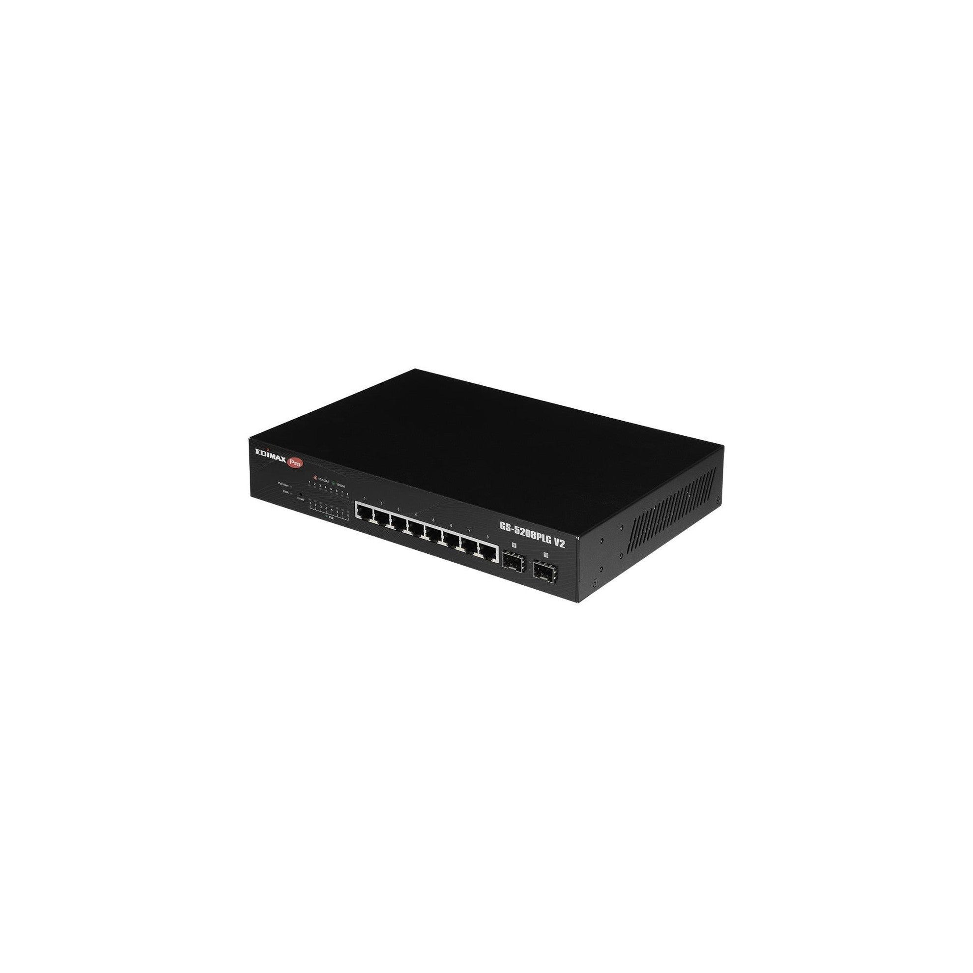 Edimax Pro GS-5208PLG V2:10 Ports