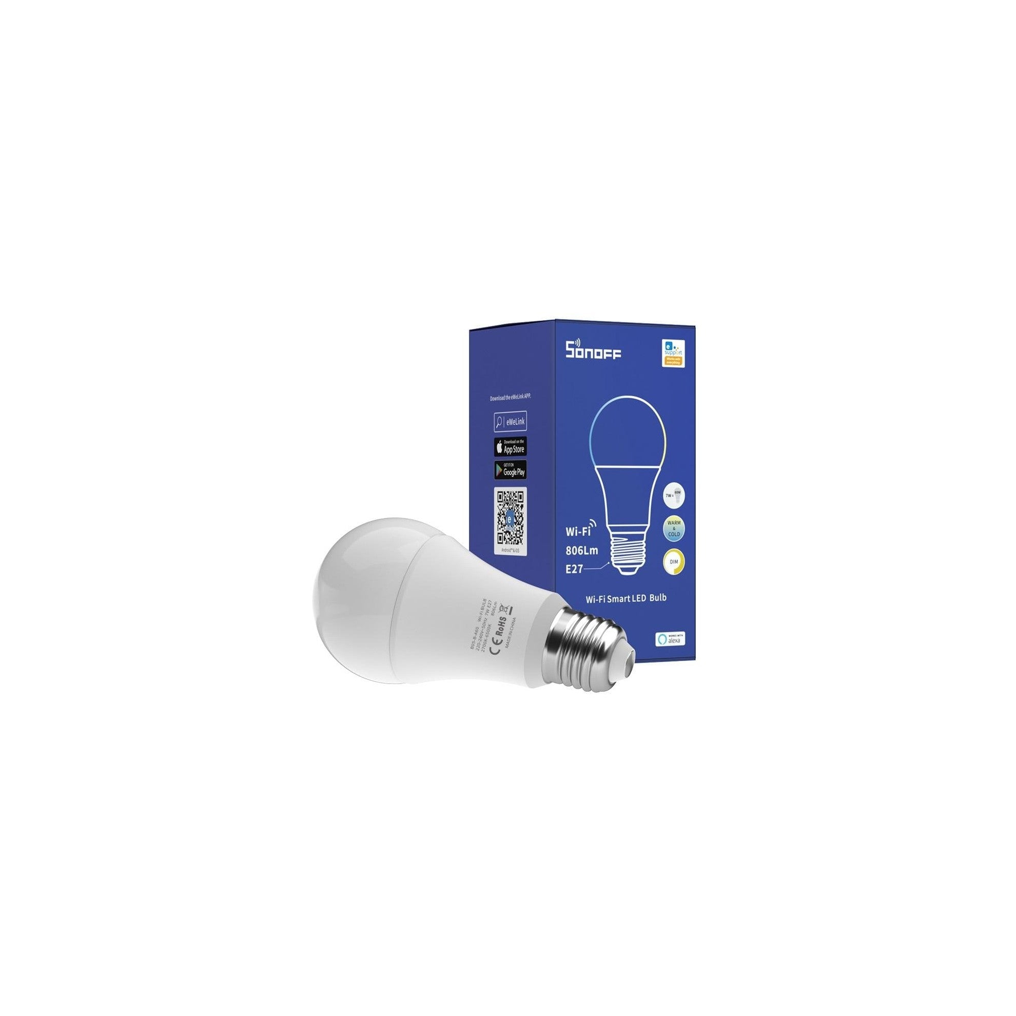 SONOFF WiFi-LED-Birne B02-B-A60