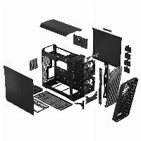 Midi Fractal Design Torrent Black Solid