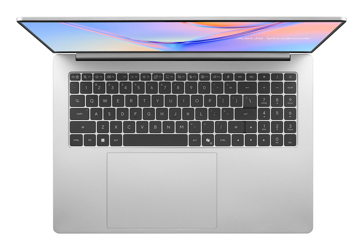 ASUS Vivobook S16 S5652MA-TK109W Intel Core 7 350 Laptop 40,6 cm (16") WUXGA 16 GB LPDDR5x-SDRAM 512 GB SSD Wi-Fi 6 (802.11ax) Windows 11 Home Silber