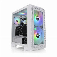 Thermaltake View 300 MX Snow ATX Mid Tower White Tempered Glass ARGB