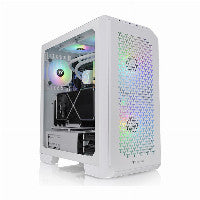 Thermaltake View 300 MX Snow ATX Mid Tower White Tempered Glass ARGB
