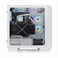 Thermaltake View 300 MX Snow ATX Mid Tower White Tempered Glass ARGB