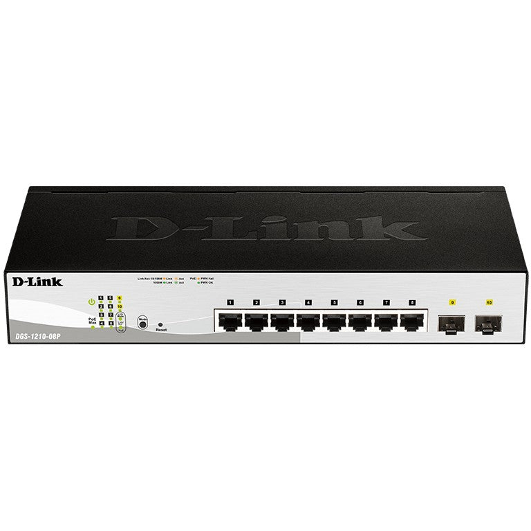 8P D-Link DGS-1210-08P PoE M